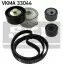 SKF CITROEN К-т поліклинового ременя (ремінь+3 ролика) Jumpy 2,0HDI VKMA 33044 SKF VKMA 33044