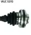 VW піввісь з ABS L=546mm 38 зуб. TRANSPORTER IV 2.5 TDI 00-03 SKF VKJC 5193 (фото 3)