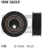SKF RENAULT ролик натягувача ременя Espace,Laguna 2.2D VKM 36019 SKF VKM 36019