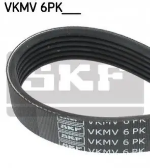 Ремінь полікліновий 6PK1621 SKF VKMV 6PK1621