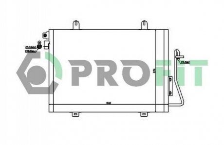 Конденсер кондиціонера PROFIT PR 1901C1