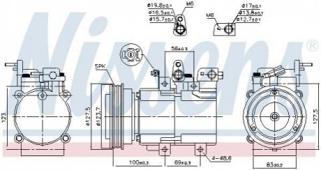 Компресор кондиціонера NISSENS 89194