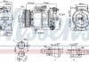 Компресор кондиціонера NISSENS 890653 (фото 1)