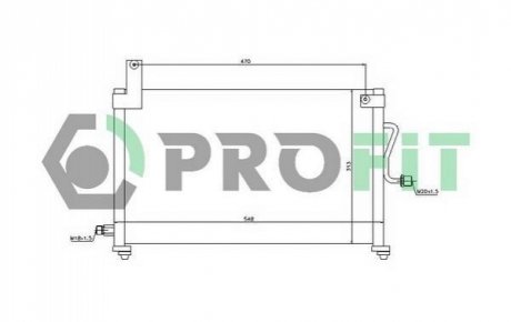 Конденсер кондиціонера PROFIT PR 1108C1