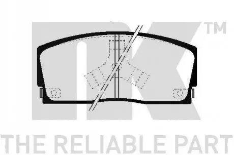 Гальмівні колодки перед. дискові з АВS GEELY CK 5В-1-5 NK 225104