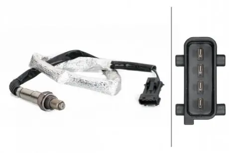 VOLVO Лямбда зонд (кисневий датчик) C30 T5 06-, S40 II 04-, S60 I 99-, V70 II 02-, XC70 I 00- HELLA 6PA 358 103-221