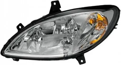 DB Фара основная с мотором регул. H7/H7 лів.Viano,Vito 03- HELLA 1EG 246 041-021