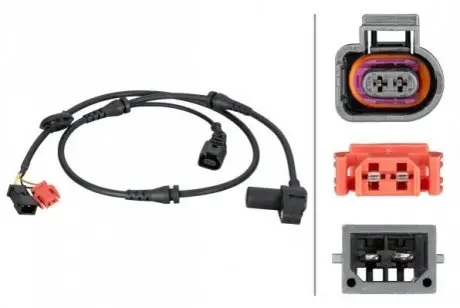 Фото 1 - vw датчик abs передн. passat, audi a4/6 94-, lt28-46 2.3 HELLA 6PU 012 806-841 VW датчик ABS передн. Passat, Audi A4/6 94-, LT28-46 2.3 HELLA 6PU 012 806-841 (фото 1)