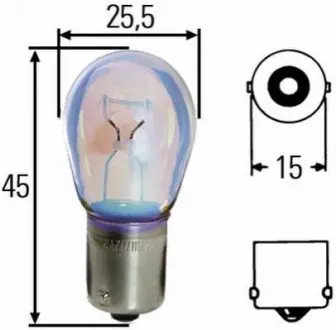P21W 12V21W Автолампа (блістер 2 шт) HELLA 8GA 002 073-123