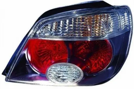 Фонарь задний Mitsubishi Outlander 2005-2008 левый черная рамка DEPO 214-1992L-UQ6C
