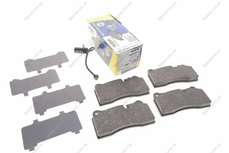 Колодки гальмівні (задні) Audi Q7 06-16/R8 07-/Lamborgina Diablo 90-00 (+датчики) ICER 182121-203