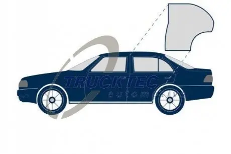 Резинка уплотняющая передней двери TRUCKTEC 0253039