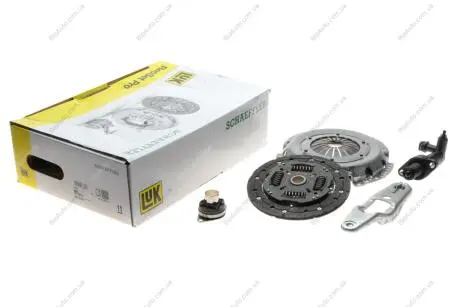 Комплект зчеплення Skoda Fabia/Roomster/VW Polo 1.2i 06-15 (d=200mm) (+вижимний) LuK 620 3324 21