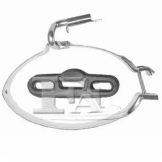 FISCHER OPEL Кронштейн глушника (хомут) ASTRA F (T92) 1.4-2.0 92- (OE - 856293,856308,90128514,90543614,96081952) (мат. метал+гума) FISCHER Fischer Automotive One (FA1) 129-903
