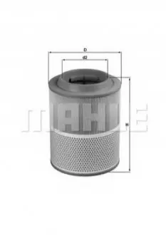 Повітряний фільтр MAHLE / KNECHT LX1072