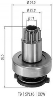 ,бендикс (z=9) VW 1,9D SEAT 1,9D FORD Galaxy 2,8i [940113020304] MAGNETI MARELLI AMB0304 (фото 1)