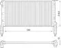 MAGNETI MARELLI радіатор двигуна FIAT DOBLO 1.2-1,6 350213180000 MAGNETI MARELLI 350213180000