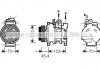 AVA AUDI Компресор кондиціонера A4 B6 2.5 00-, A4 B7 2.5 04-, A6 C5 2.5 TDI 97- AVA AVA COOLING AIAK227 (фото 1)