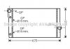 AVA BMW Радіатор охолодження двиг. 5 F10, 6 F13, 7 F01 2.0/3.0d 10- BW2410 AVA BW2410