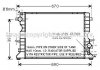 AVA LAND ROVER Радіатор охолодження двиг. Defender 2.2/2.5Td 98-16 AU2184 AVA