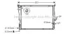 AVA BMW Радіатор охолодження двиг. X3 E83 2.5/3.0 03-10 AVA AVA COOLING BW2343 (фото 1)