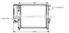 AVA BMW Радіатор охолодження 3 E30 1.6/1.8 BW2137 AVA BW2137