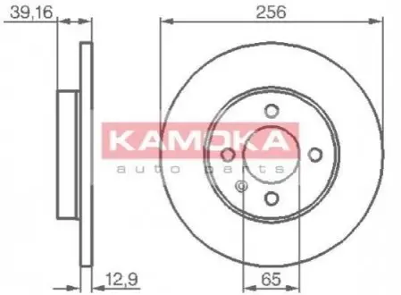 Гальмiвнi диски KAMOKA 103410