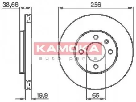 Гальмiвнi диски KAMOKA 103414
