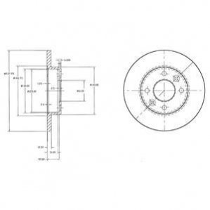 Drive+ Drive+ - Гальмівний диск Dr!ve+ DP1010.11.0009 (фото 1)