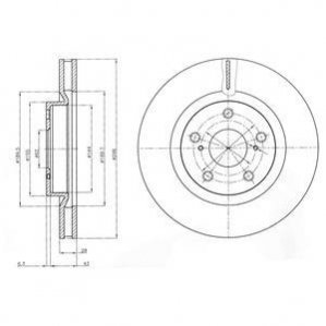 Drive+ Drive+ - Гальмівний диск Dr!ve+ DP1010.11.0511 (фото 1)