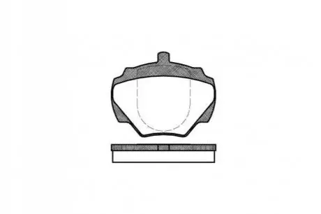 LANDROVER Тормозные колодки дисковые Range Rover 69-85 задн. REMSA 0222.00