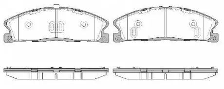 FORD колодлки гальм. передн. Explorer (USA) 3.5 10- REMSA 1495.00