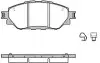REMSA TOYOTA Гальмівні колодки HILUX VIII 2.4 D 4WD 15- 1671.04 REMSA 1671.04