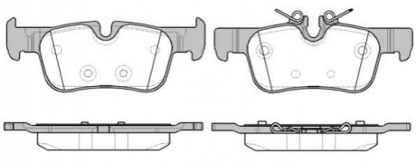 Колодки гальмівні дискові BMW REMSA 1573.00 (фото 1)