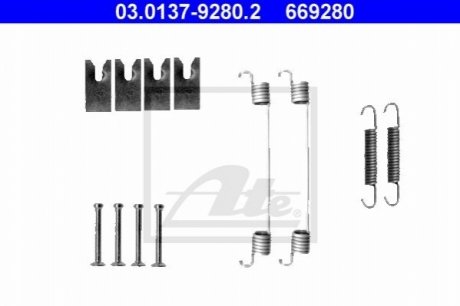 Комплект монтажний колодок ATE 03.0137-9280.2
