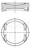 Поршень в комплекті на 1 циліндр, STD 0830800