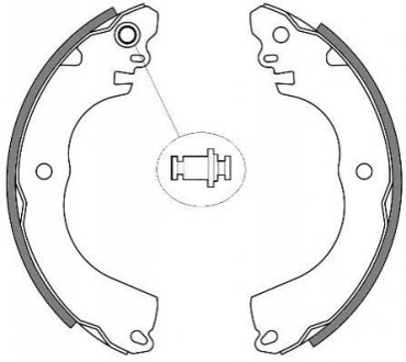 Гальмівні колодки барабанні ROADHOUSE 4257.00