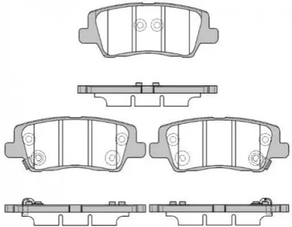 Гальмівні колодки дискові ROADHOUSE 21564.05