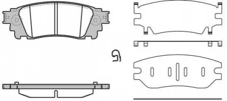 Гальмівні колодки дискові ROADHOUSE 21636.00 (фото 1)