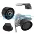 DAYCO RENAULT Комплект ремень + натяжитель+ролик NISSAN QASHQAI I, X-TRAIL RENAULT ESPACE V, FLUENCE, GRAND SCENIC III, GRAND SCENIC IV, KADJAR, MEGANE CC, MEGANE III, SCENIC III 1.6/1.6D 04.11- KPV244 DAYCO KPV244
