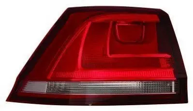 Фонарь задний Volkswagen Golf VII 13-17 Wagon лів. (без ламп) (W21W/WY21W) (зовнішній світлий) DEPO 441-19F5L-UE