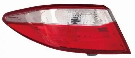Фонарь задний Toyota Camry 14-17 (XV50) USA пра. (без ламп) (W21/5W/WY21W) (зовнішній) DEPO 212-19AYR-UE