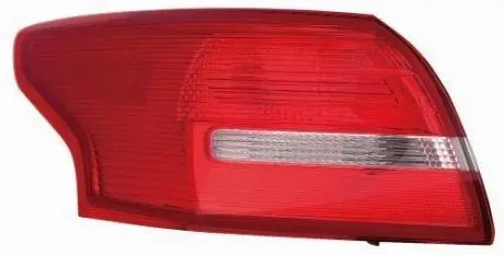 Фонарь задний Ford Focus 15-18 SDN лів. (без ламп) (P21/5W/PY21W) (зовнішній) DEPO 431-19ABL-UE (фото 1)
