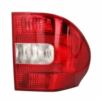 Фонарь задний Skoda Yeti 09-14 лів. (без ламп) (без патрона) (P21W/PY21W/W5W) DEPO 665-1919L-UE