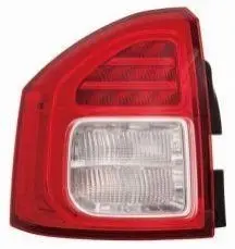 Фонарь задний Jeep Compass 11-16 лів. (без ламп) (LED/7440/WY21W) (світлий) DEPO 333-1964L-AS