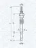 MAGNETI MARELLI свічка розжарювання TOYOTA LAND CRUISER 3.0TD, PICNIC [062900068304] UC51A MAGNETI MARELLI UC51A