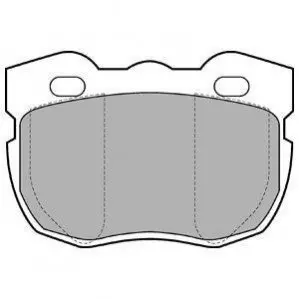 LAND ROVER Гальмівні колодки передні DISCOVERY I 2.5 89-, RANGE ROVER I 2.5 92- Delphi LP599