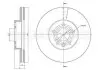 CIFAM FORD Гальмівний диск передн. GALAXY I 1.9 95-, 2.0 95-, 2.3 97-, SEAT, VW 800-736C CIFAM 800-736C