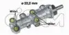 CIFAM CITROEN Главный тормозной цилиндр JUMPER 1.9D 22.22 202-241 CIFAM 202-241