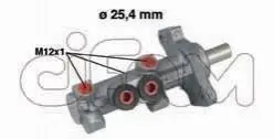 Головний гальмівний циліндр W163 96-(D1=25,4mm, +ABS)(ATE) CIFAM 202-618